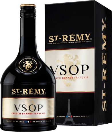 Бренди Saint Remy VSOP 0.7 л 40% в подарочной упаковке