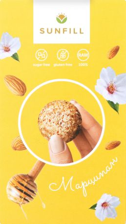 Упаковка конфет Sunfill Марципан 150 х 2 шт