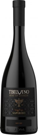 Вино Tbilvino Саперави красное сухое 0.75 л 13%