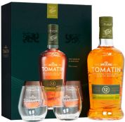Виски Tomatin Distillery Twin Pack 12 лет выдержки 0.7 л 43% с 2-мя стаканами Виски Tomatin Distillery Twin Pack 12 лет выдержки 0.7 л 43% с 2-мя стаканами