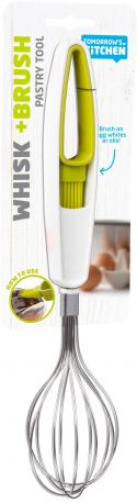 Кондитерский венчик Tomorrow's Kitchen Whisk + Brush с кисточкой 30 см - Фото 4