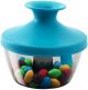 Пищевой контейнер Tomorrow's Kitchen Popsome Candy&Nuts с крышкой-дозатором 450 мл Голубой - Фото 1