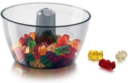 Пищевой контейнер Tomorrow's Kitchen Popsome Candy&Nuts с крышкой-дозатором 450 мл Голубой - Фото 2