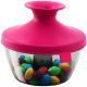 Пищевой контейнер Tomorrow's Kitchen Popsome Candy&Nuts с крышкой-дозатором 450 мл Розовый - Фото 1
