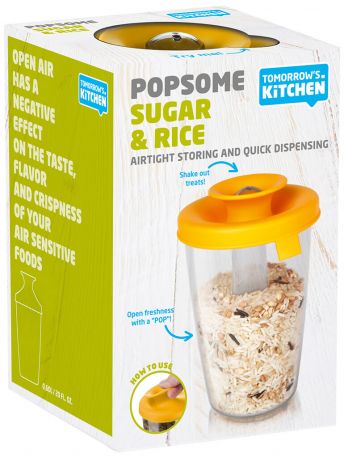 Пищевой контейнер Tomorrow's Kitchen Popsome Toddler Sugar&Rice с крышкой-дозатором 600 мл - Фото 2