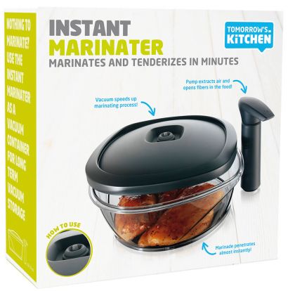 Маринатор Tomorrow's Kitchen Instant Marinater вакуумный с насосом 2.5 л - Фото 3