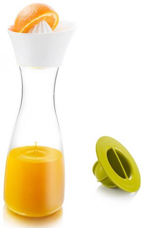 Графин Tomorrow's Kitchen Citrus Carafe Juicer & Squeezer с соковыжималкой 30 см - Фото 2