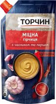 Упаковка горчици Торчин Крепкая с чесноком и перцем 130 г х 48 шт Упаковка горчици Торчин Крепкая с чесноком и перцем 130 г х 48 шт