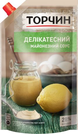 Майонезный соус Торчин Деликатесный 580 г