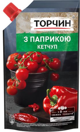 Упаковка кетчупа Торчин с паприкой 270 г х 38 шт - Фото 1