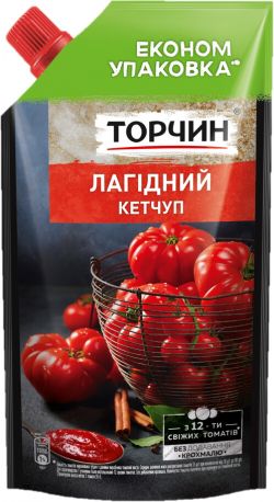 Упаковка кетчупа Торчин Нежный 400 г х 24 шт - Фото 1