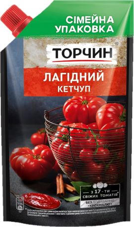 Упаковка кетчупа Торчин Нежный 540 г х 16 шт - Фото 1