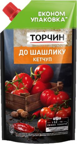 Упаковка кетчупа Торчин к шашлыку 400 г х 24 шт - Фото 1