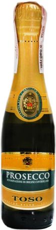 Вино игристое Toso Prosecco Spumante Extra Dry DOC белое сухое 0.2 л 11%