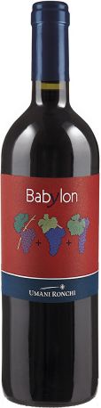 Вино Umani Ronchi Babylon - Marche Rosso IGT Montepulciano, Merlot, Lacrima красное сухое 0.75 л 13%