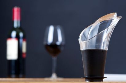 Лейка для розлива вина Vacu Vin Wine Server Crystal Black - Фото 3