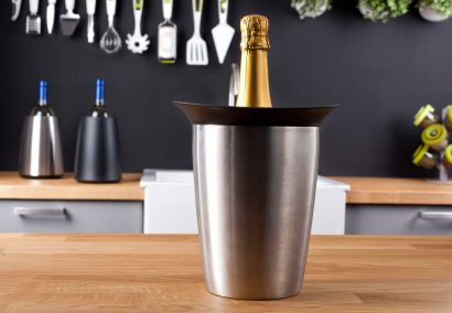 Ведро-охладитель для бутылки шампанского Vacu Vin Active Cooler Champagne Elegant Stainless Steel - Фото 4