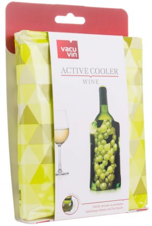 Охладитель для бутылки вина Vacu Vin Active Cooler Wine Diamond Green