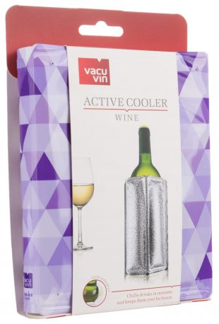 Охладитель для бутылки вина Vacu Vin Active Cooler Wine Diamond Purple