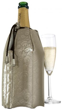 Охладитель-мешочек для бутылки шампанского Vacu Vin Active Cooler Champagne Platinum - Фото 2