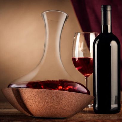 Декантер с пробковой подставкой Vacu Vin Swirling Carafe 750 мл - Фото 3