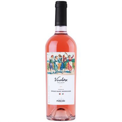 Вино Purcari Vinohora Feteasca Neagra & Montepulciano розовое сухое 0.75 л 13%