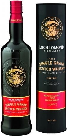 Виски Loch Lomond Single Grain, tube 0,7 л