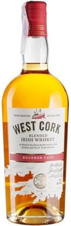 Виски West Cork Blended 3 года выдержки 0.7 л 40%