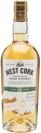 Виски West Cork Single Malt 10 лет выдержки 0.7 л 40%