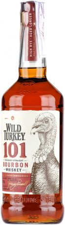 Бурбон Wild Turkey 101 до 8 лет выдержки 0.375 л 50.5% - Фото 1