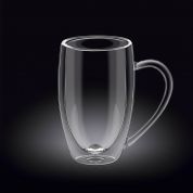 Чашка Wilmax Thermo с двойным дном 400 мл Чашка Wilmax Thermo с двойным дном 400 мл