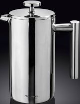 Френч-пресс Wilmax StainlessSteel с двойным дном 1 л