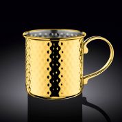 Кружка Wilmax StainlessSteel Golden 450 мл Кружка Wilmax StainlessSteel Golden 450 мл