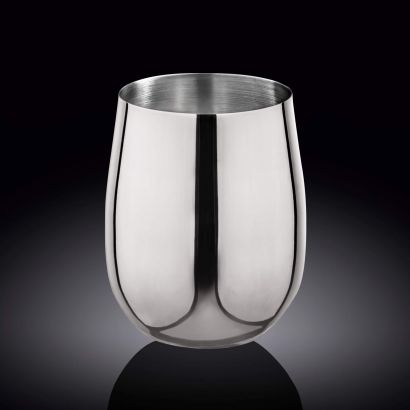 Стакан Wilmax StainlessSteel Silver 550 мл