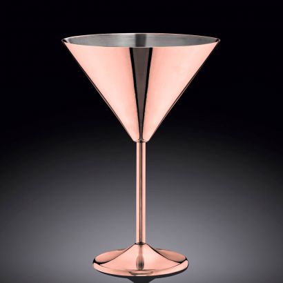 Бокал для мартини Wilmax StainlessSteel Copper 300 мл