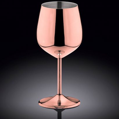 Бокал для вина Wilmax StainlessSteel Copper 550 мл