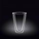 Стакан Wilmax Thermo Glassware с двойным дном 250 мл