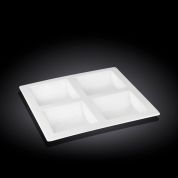 Менажница для закусок Wilmax Fine porcelain 26х26 см Менажница для закусок Wilmax Fine porcelain 26х26 см