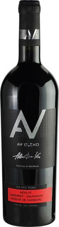 Вино AV blend Merlot-Cabernet Sauvignon-Muscat de Hamburg красное сухое 0.75 л 13%