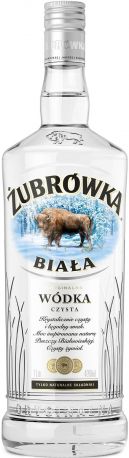 Водка Zubrowka Biala 1 л 40%